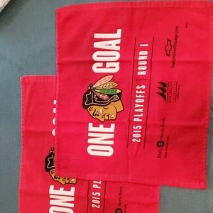 Chicago Blackhawks 2015 Playoffs Round 1 Rally towels set of 2